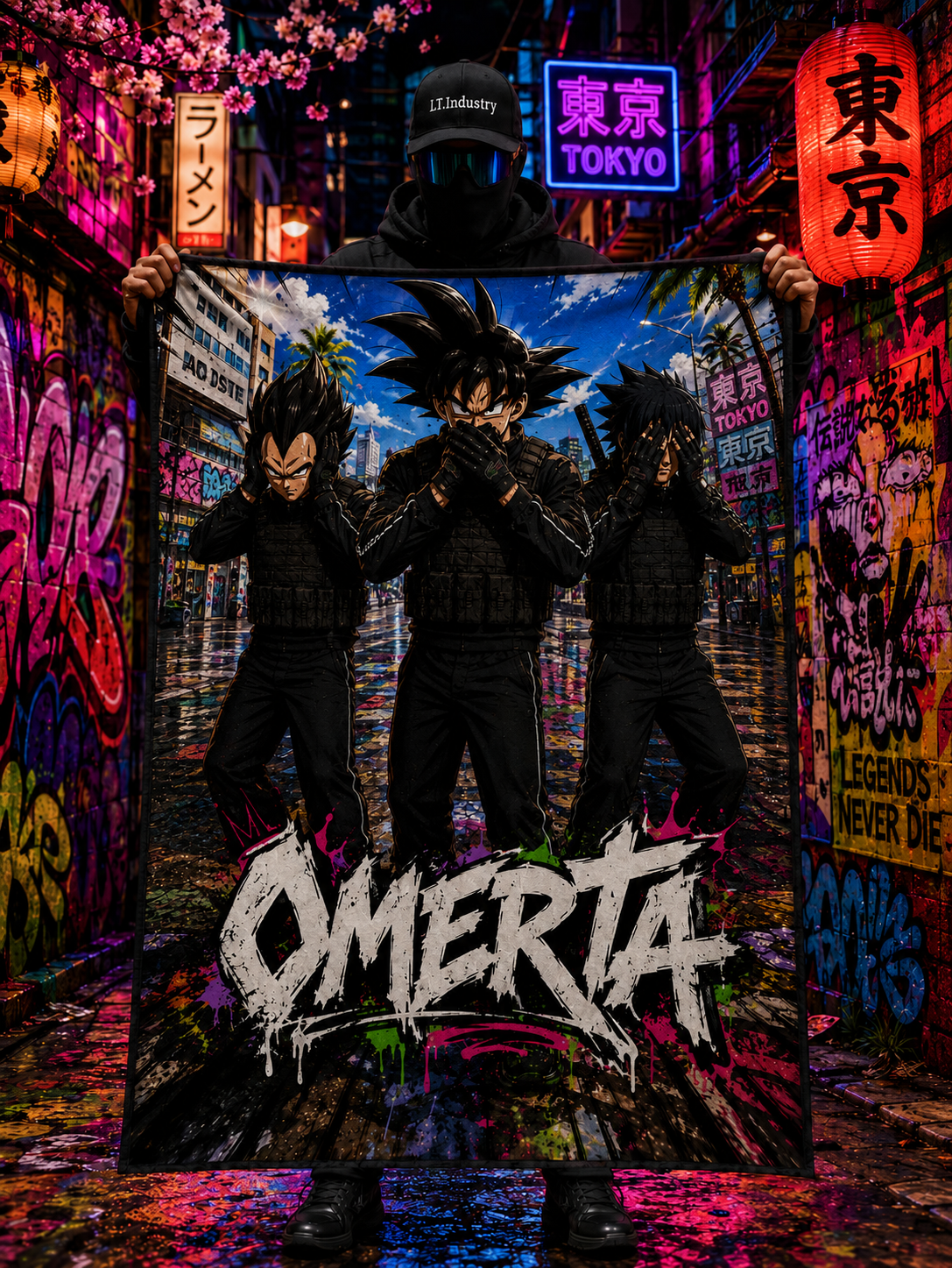 Serviette de plage « Omerta »