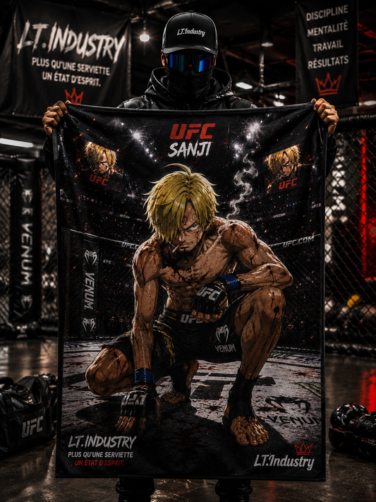 Serviette de plage « MMA X Sanji »| 70 × 140 cm