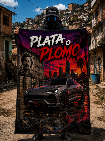 Serviette de plage Plata o Plomo
