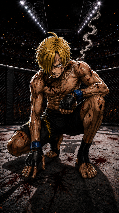 Serviette de plage « MMA X MANGA »